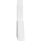 Ekena Millwork Portland Architectural Grade PVC Gable Bracket, 36"W x 13 1/2"H x 2"D x 6"F, 9/12 Pitch GBP036X14X0206POR00 - alternate 4